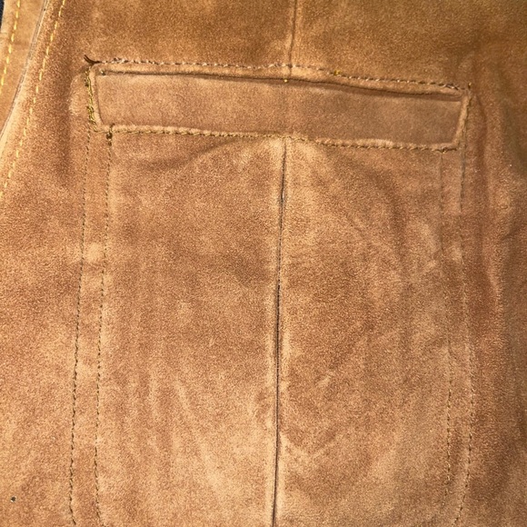Harold's Women Vest color carmel suede size L - Picture 3 of 4